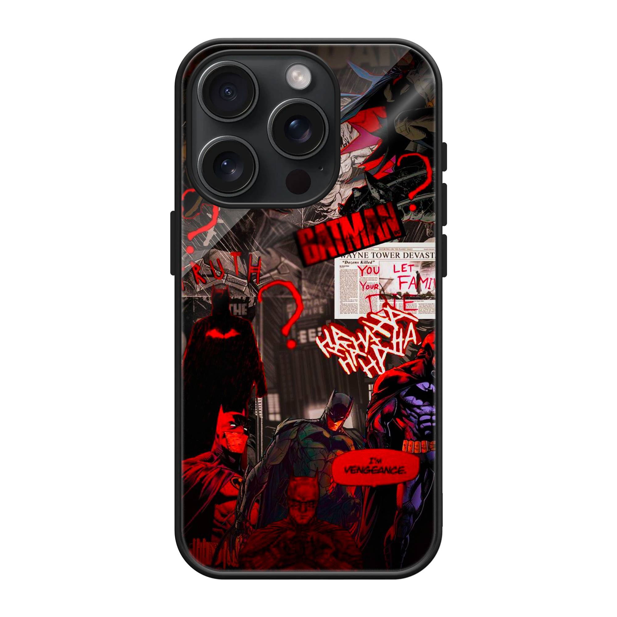 Batman Artwork Glass Case image 0 Main image