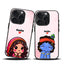 Cute Radha and Kanha Couple Mobile Case image 0