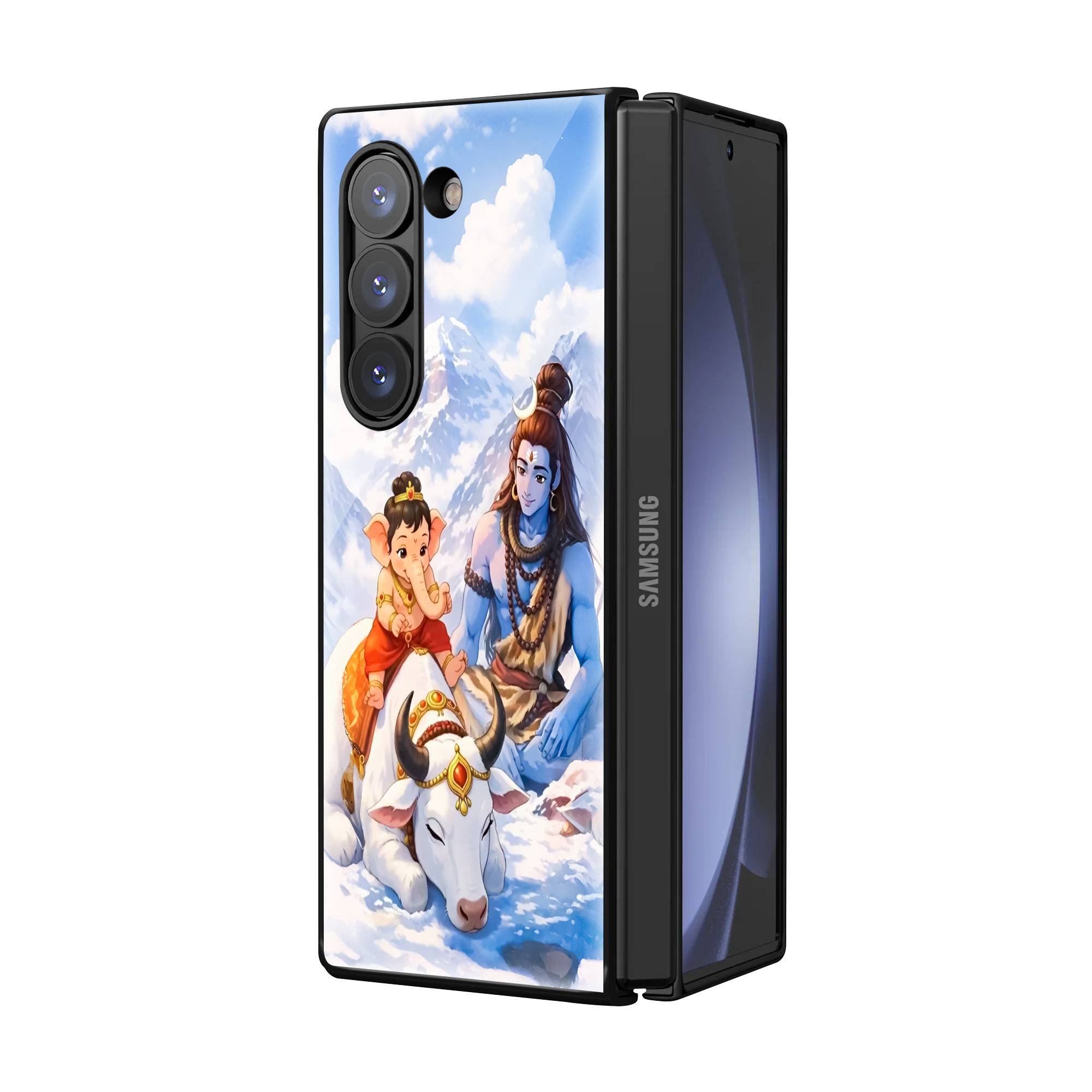 Bal Ganesha Samsung Z Fold Glass Case Secondary image