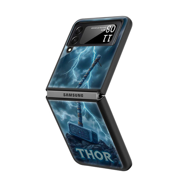 Thor Samsung Z Flip Glass Case image 1