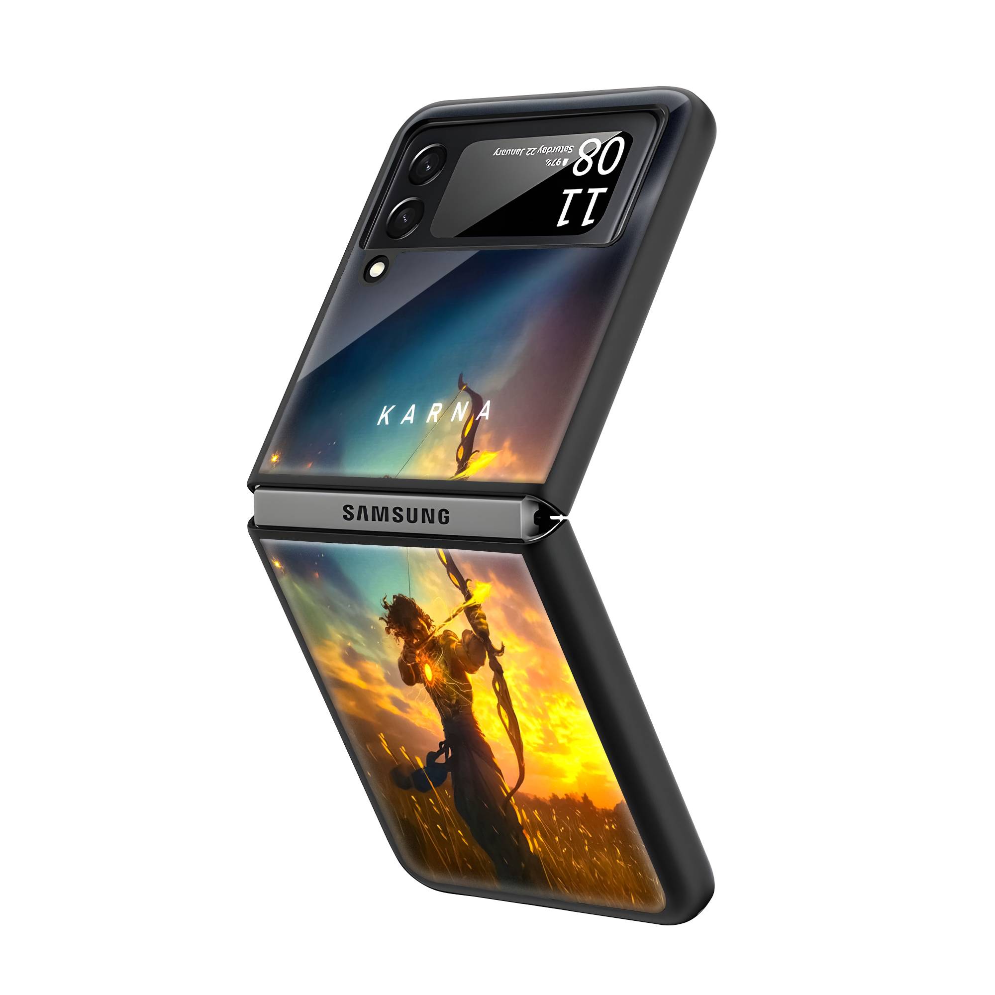 Karna Samsung Z Flip Glass Case image 1
