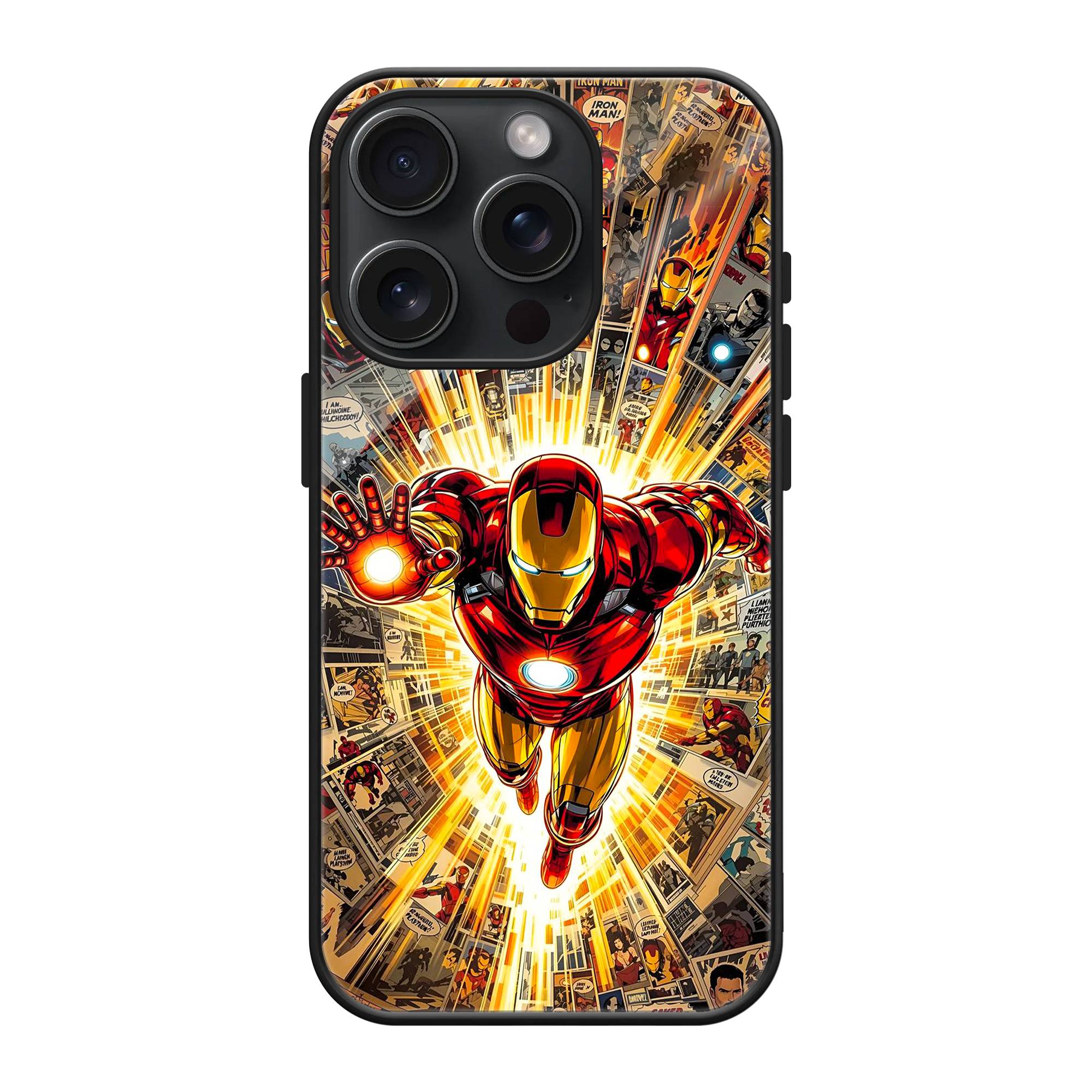 Iron Man Comic Book Glass Case image 0 Main image