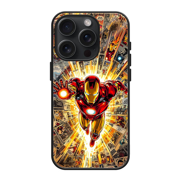 Iron Man Comic Book Glass Case image 0
