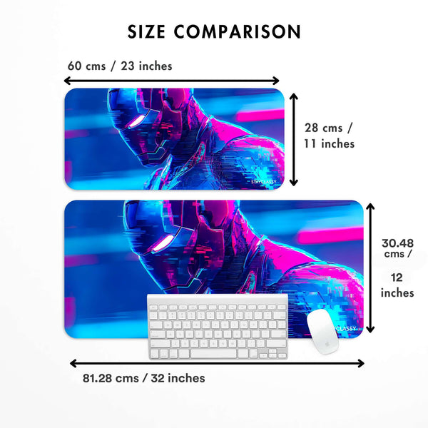 Cyber Iron Man Desk Mat image 3