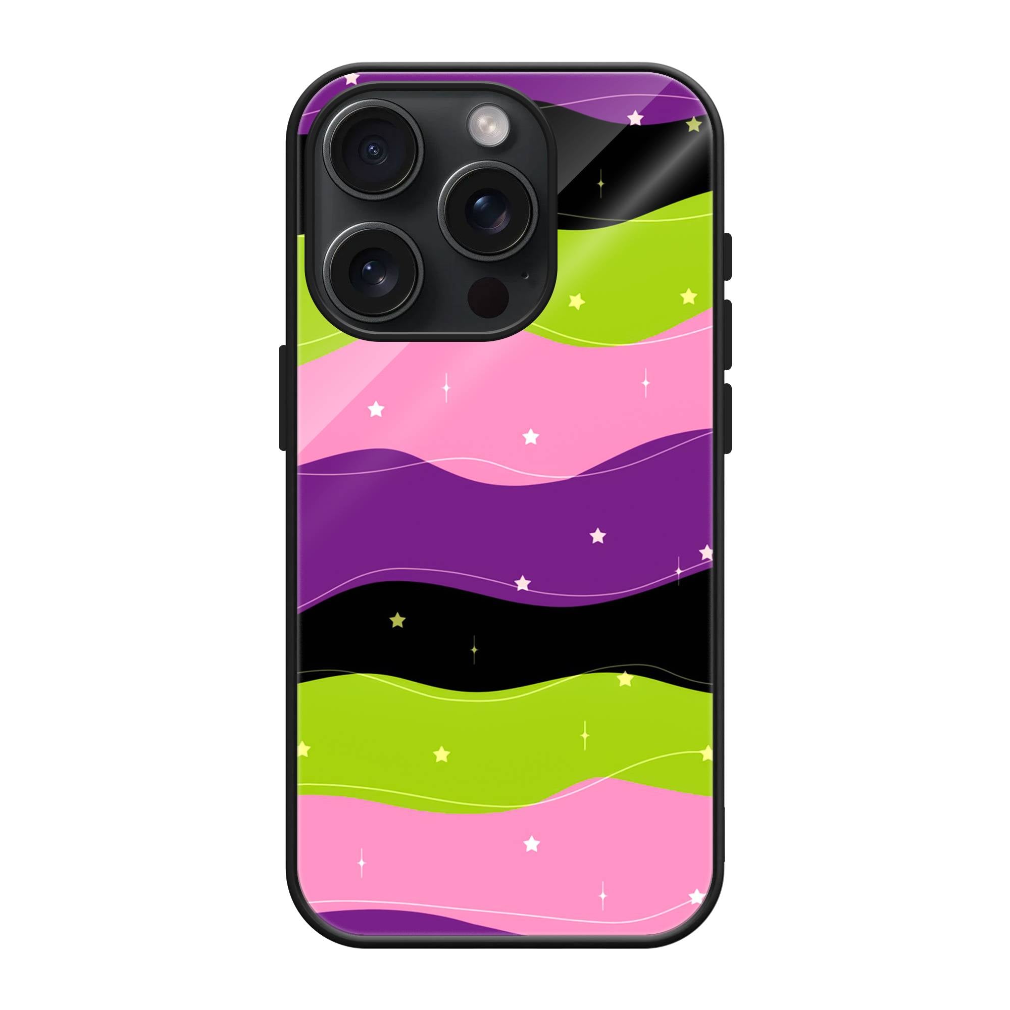 Wavy Stripes Glass Case image 0