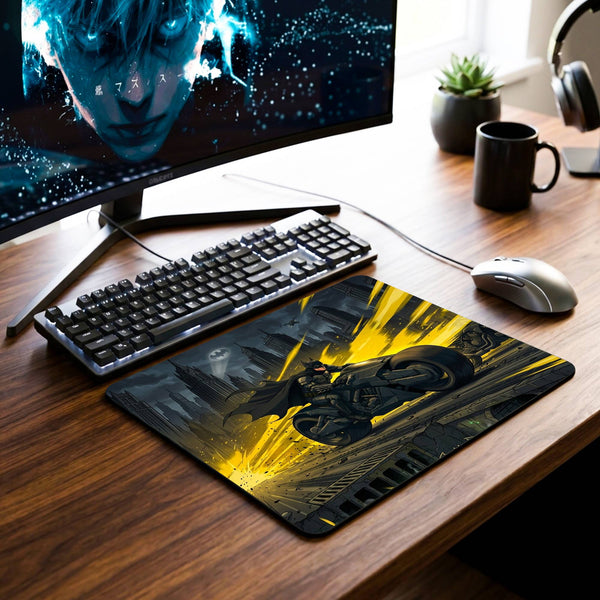 Batman Riding Desk Mat - 7.5 x 9 Inch image