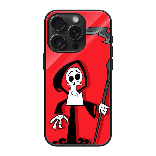 Red Grim Glass Case image 0
