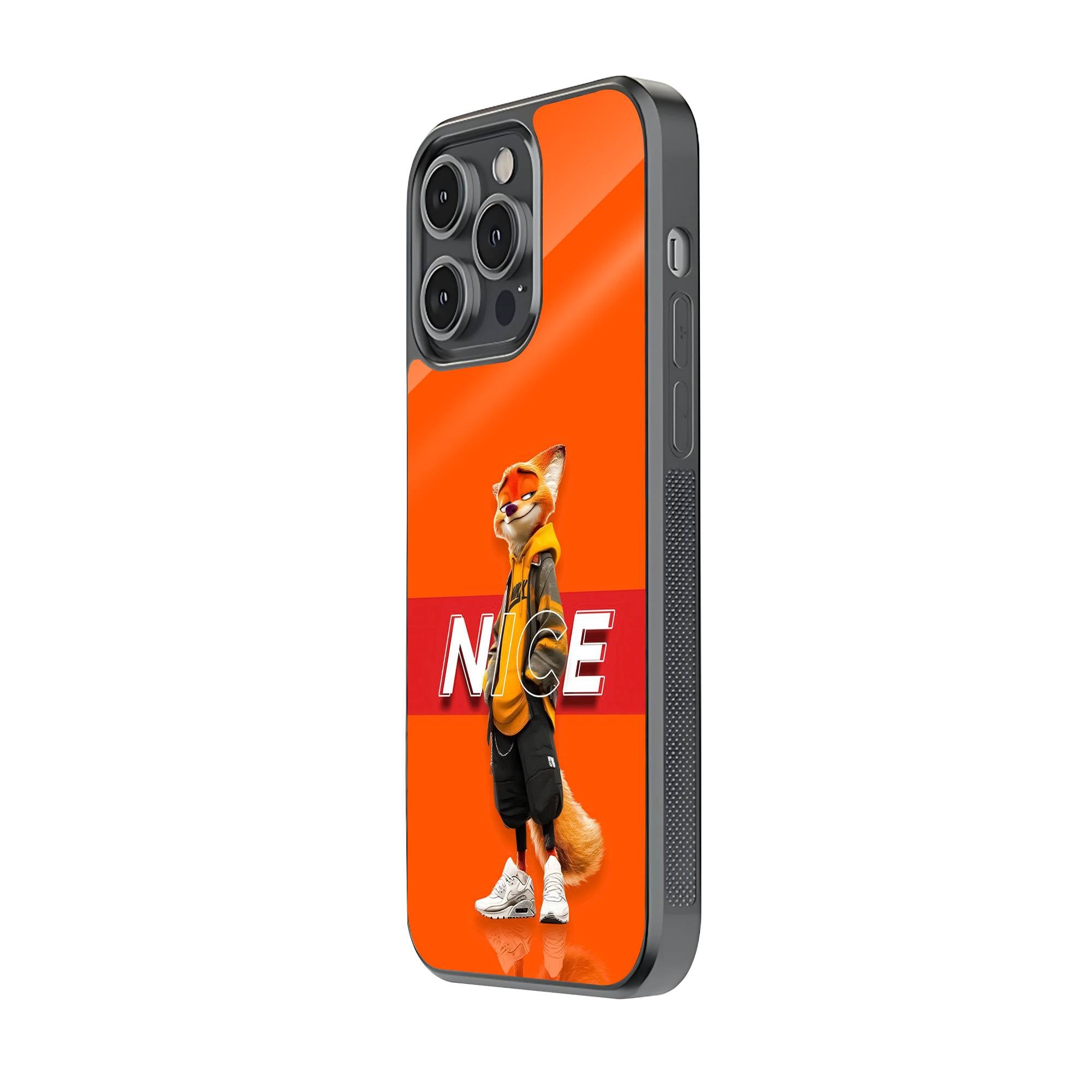 Modern Fox Glass Case image 1