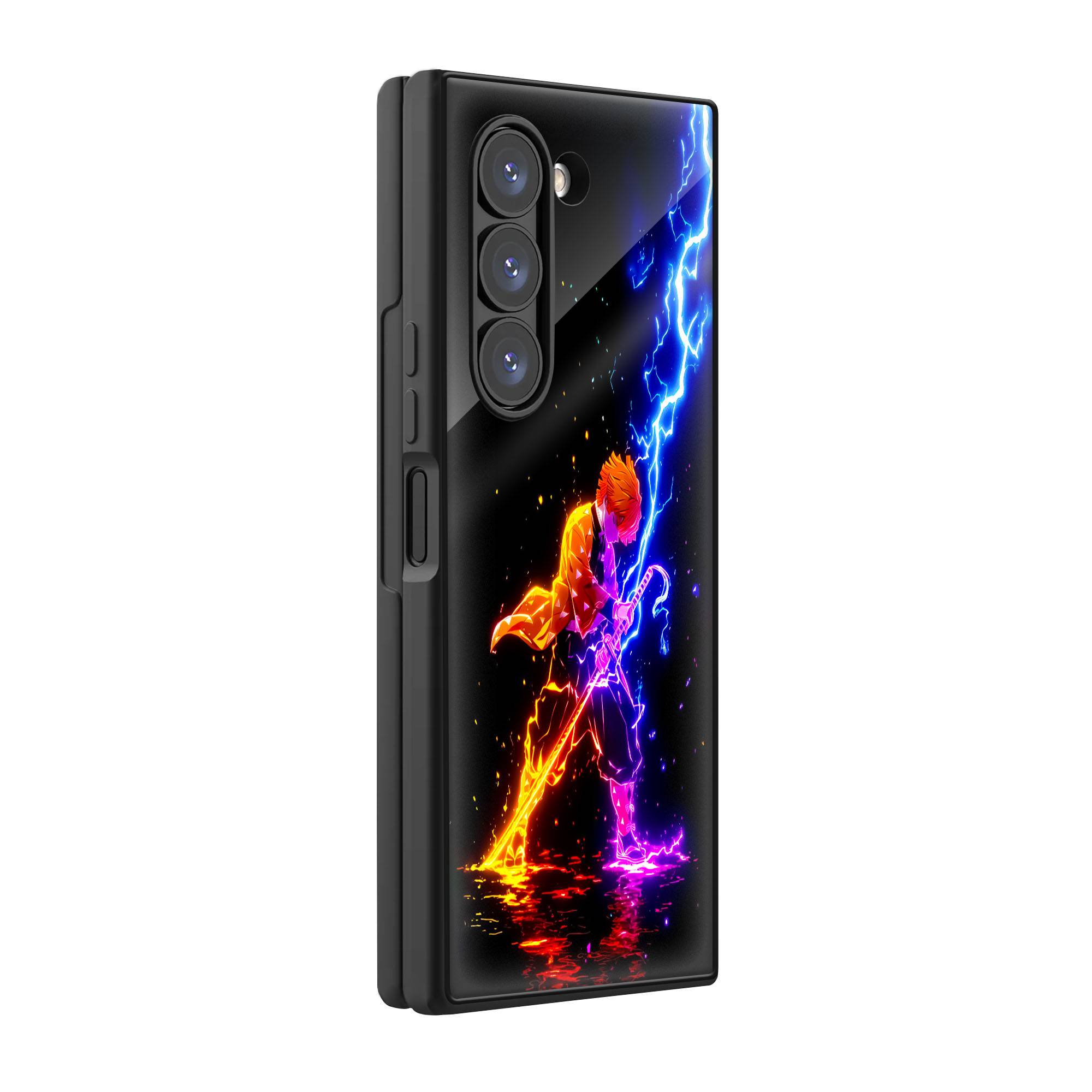 Zenitsu Agatsuma Samsung Z Fold Glass Case image 0