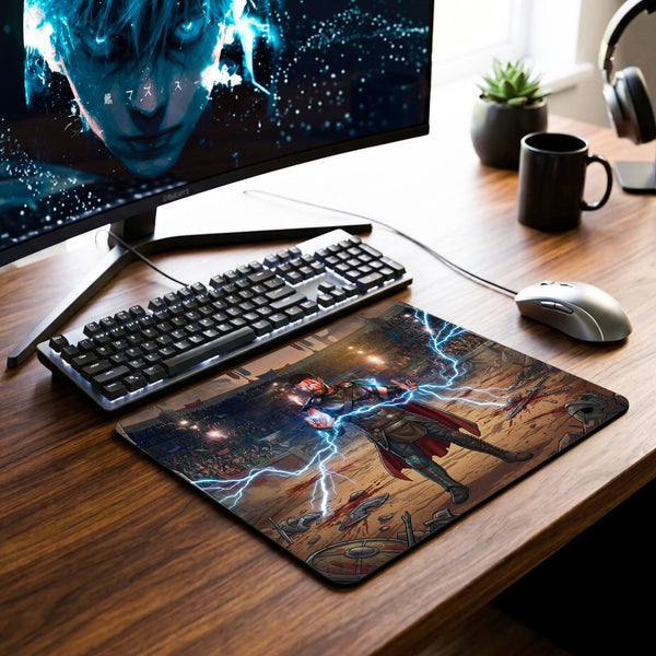 Thor Ragnarok Desk Mat - 7.5 x 9 Inch image
