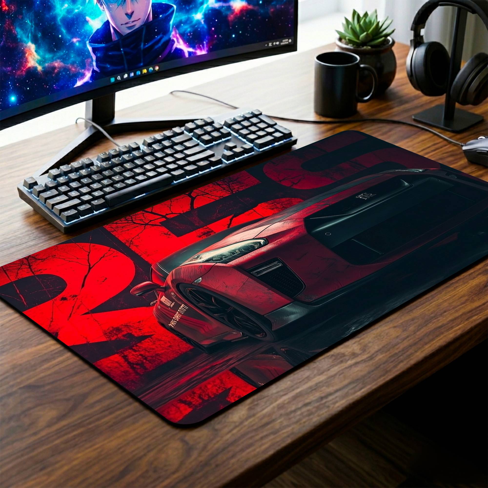 Nissan GT-R Desk Mat - 14 x 23 Inch image
