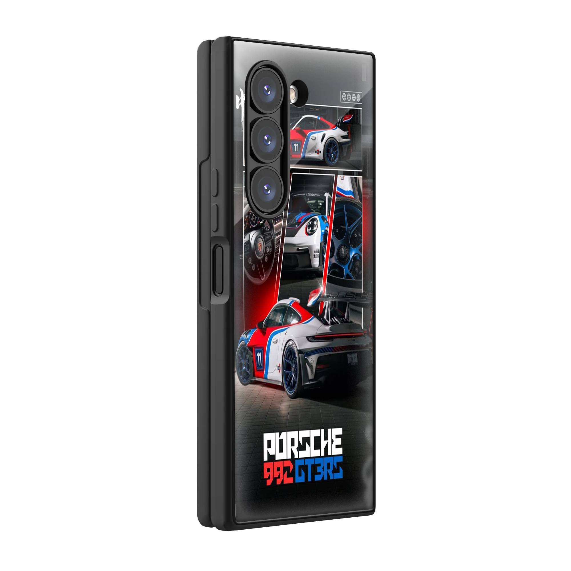 992 Porsche Samsung Z Fold Glass Case image 0 Main image