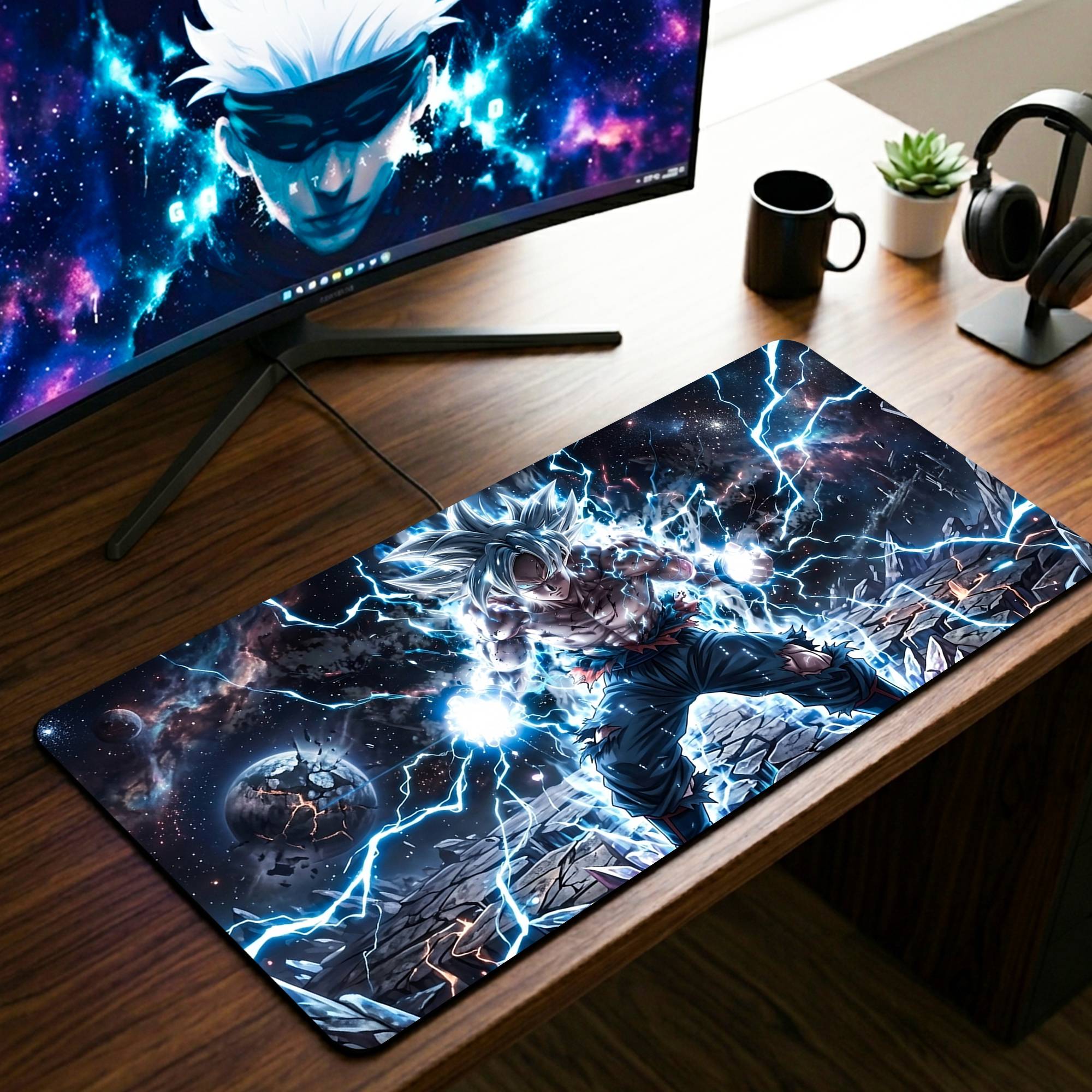 Ultra Instinct Desk Mat - 11 x 23 Inch image