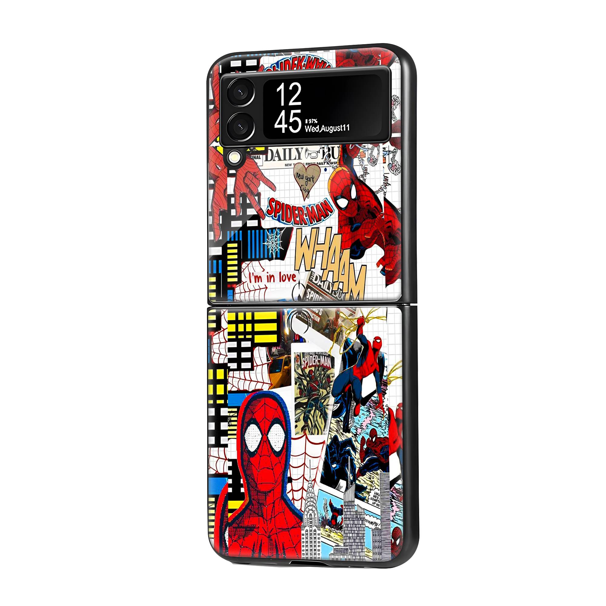 Spider Man Samsung Z Flip Glass Case image 0 Main image