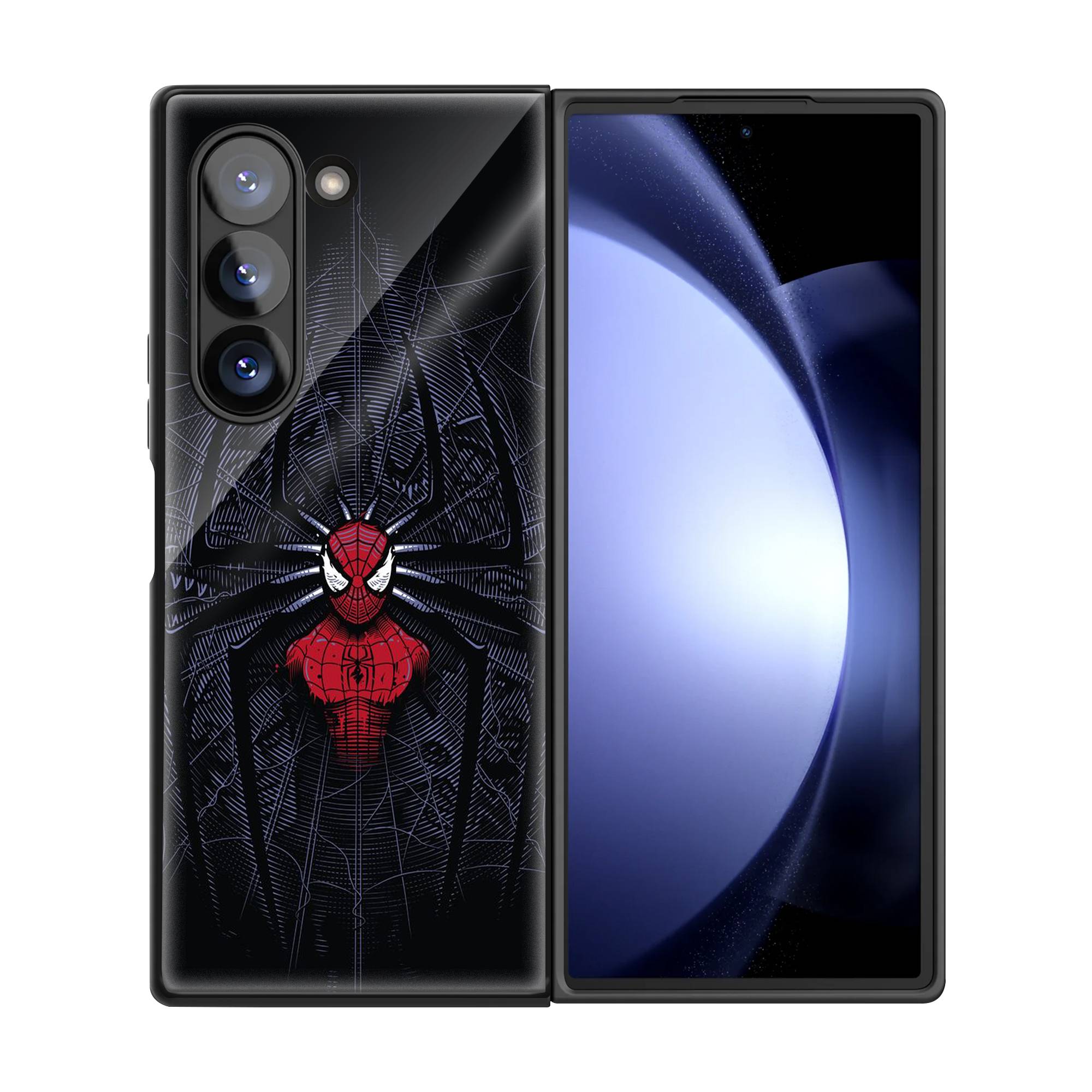 Dark Spider-Man Samsung Z Fold Glass Case image 2