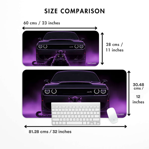 Dark Muscle Car Desk Mat image 3