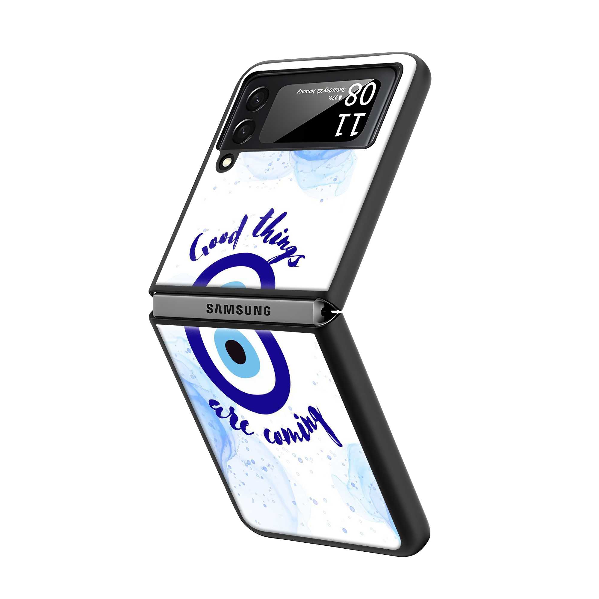 Lucky Eye Samsung Z Flip Glass Case Secondary image