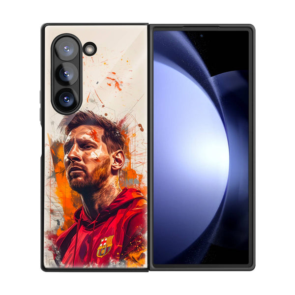Lionel Messi Samsung Z Fold Glass Case image 2