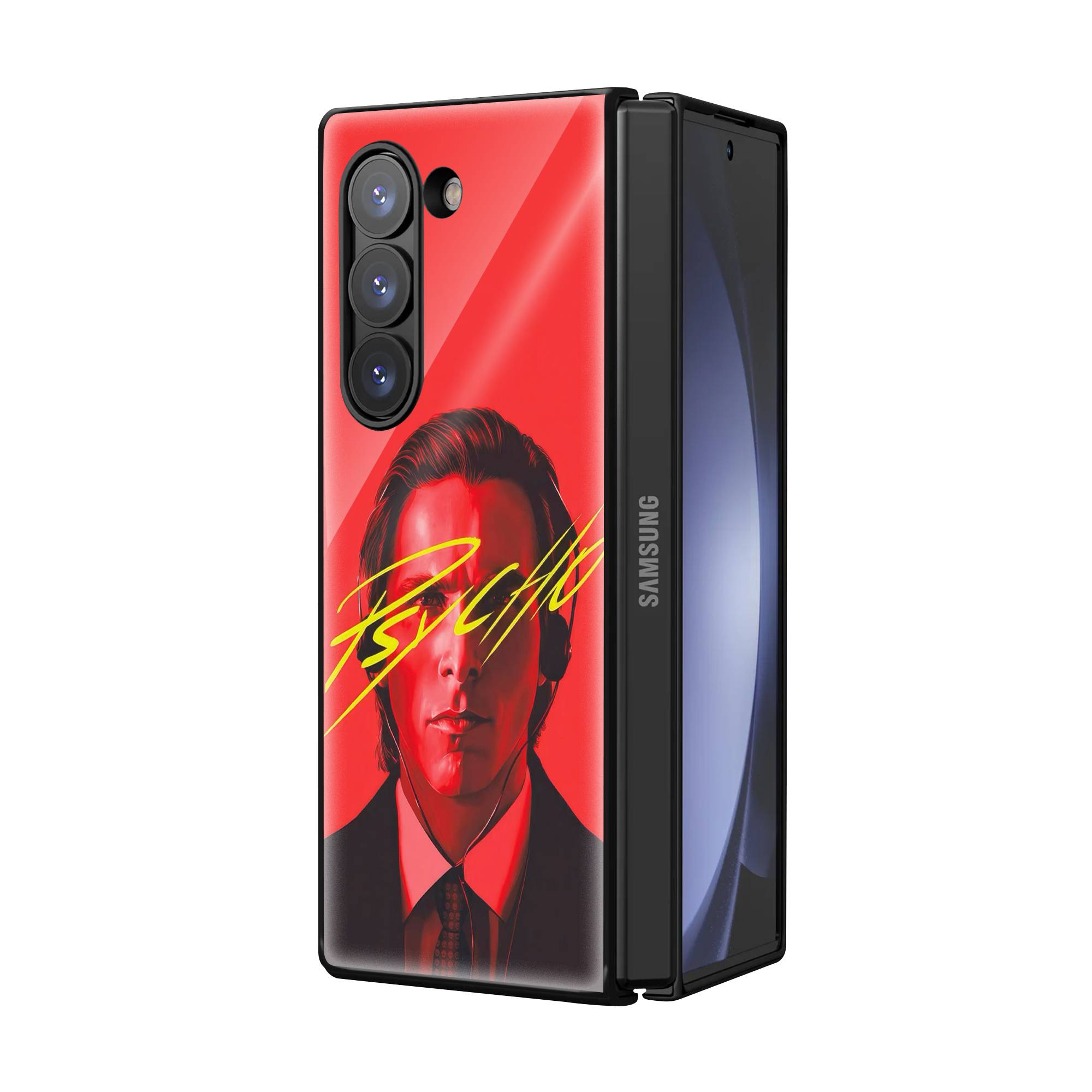 Psycho Samsung Z Fold Glass Case Secondary image