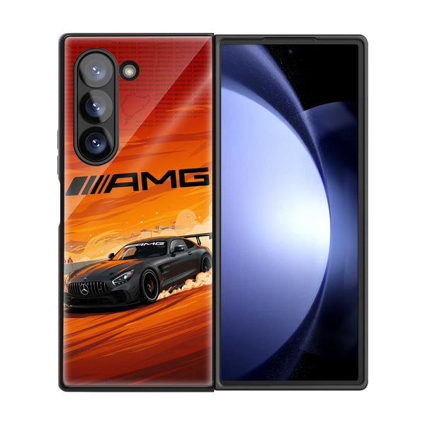 AMG Drift Samsung Z Fold Glass Case