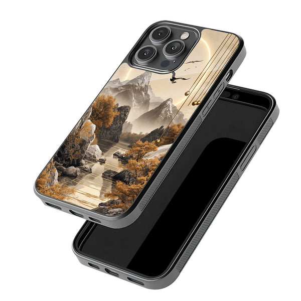 Abstract Earth Glass Case