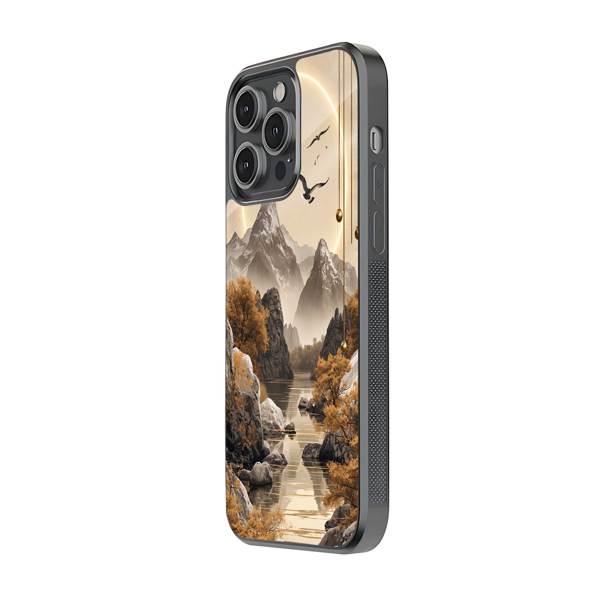 Abstract Earth Glass Case Secondary image