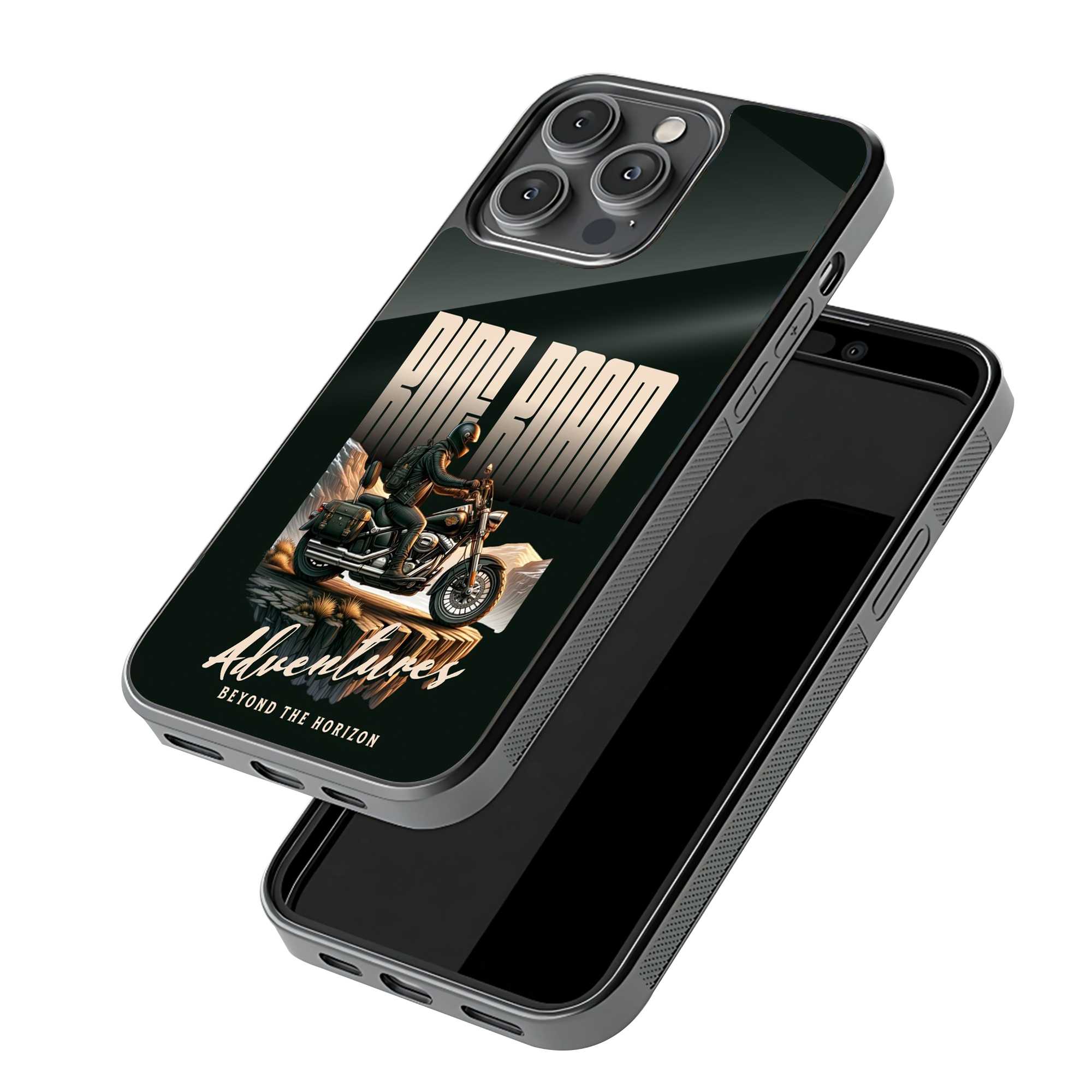 Adventure Rider Glass Case