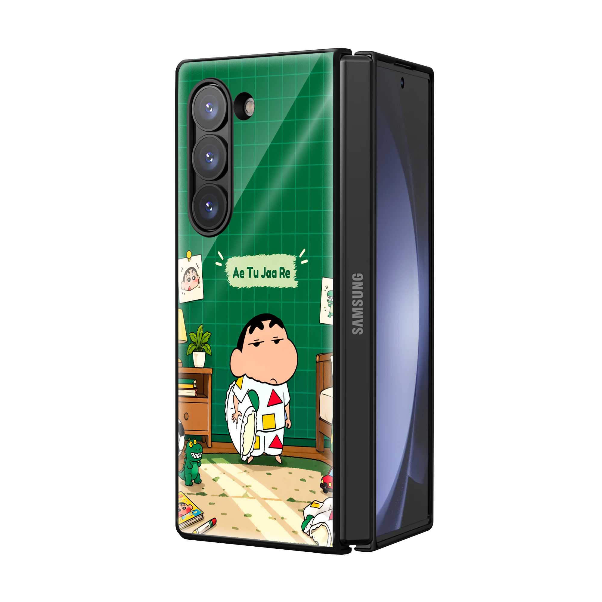 Ae Tu Jaa Re Samsung Z Fold Glass Case Secondary image