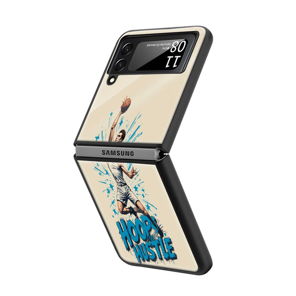 Air Hustle Samsung Z Flip Glass Case