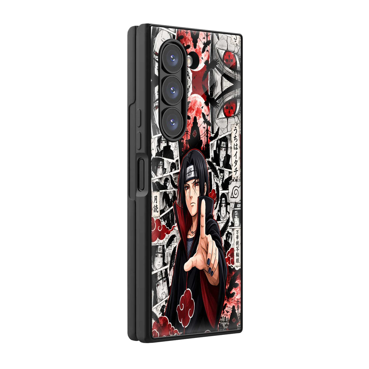 Anime Noir Samsung Z Fold Glass Case