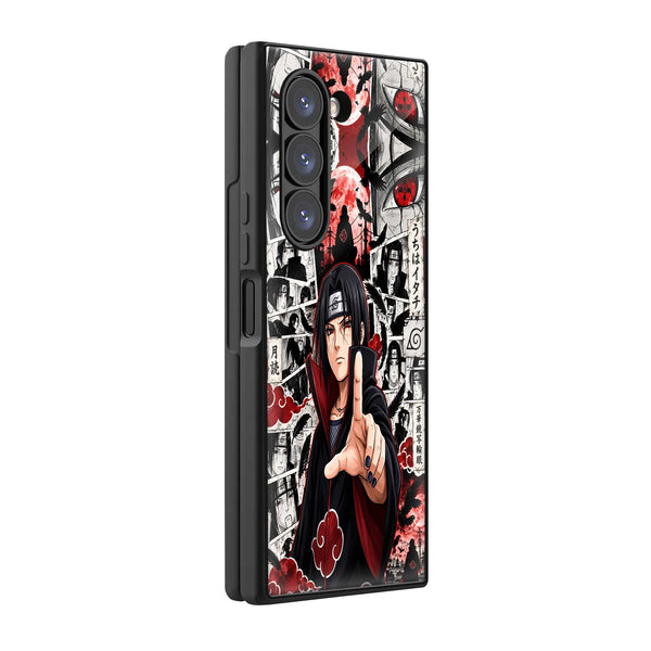 Anime Noir Samsung Z Fold Glass Case