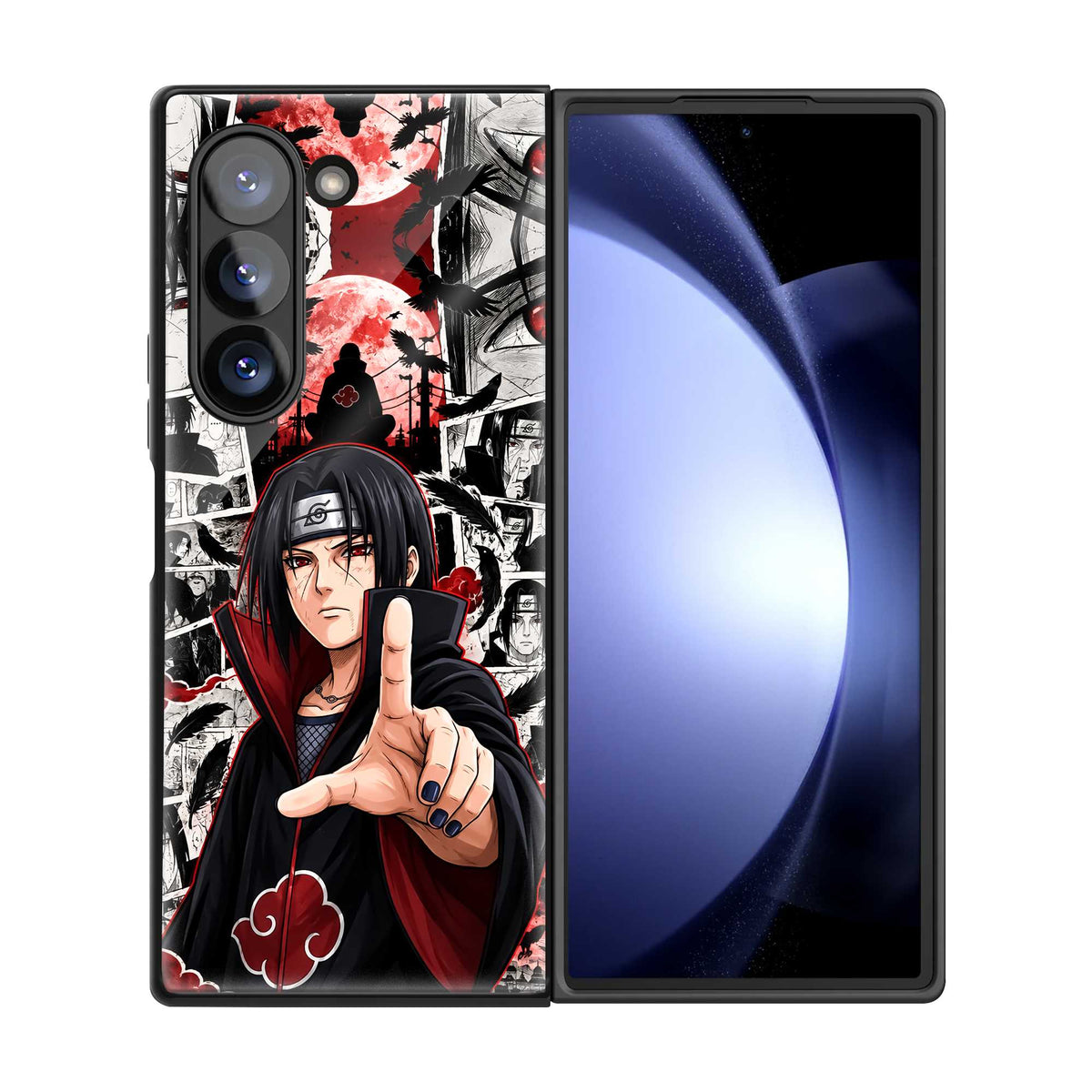 Anime Noir Samsung Z Fold Glass Case