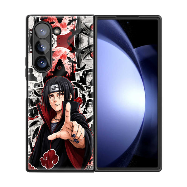 Anime Noir Samsung Z Fold Glass Case