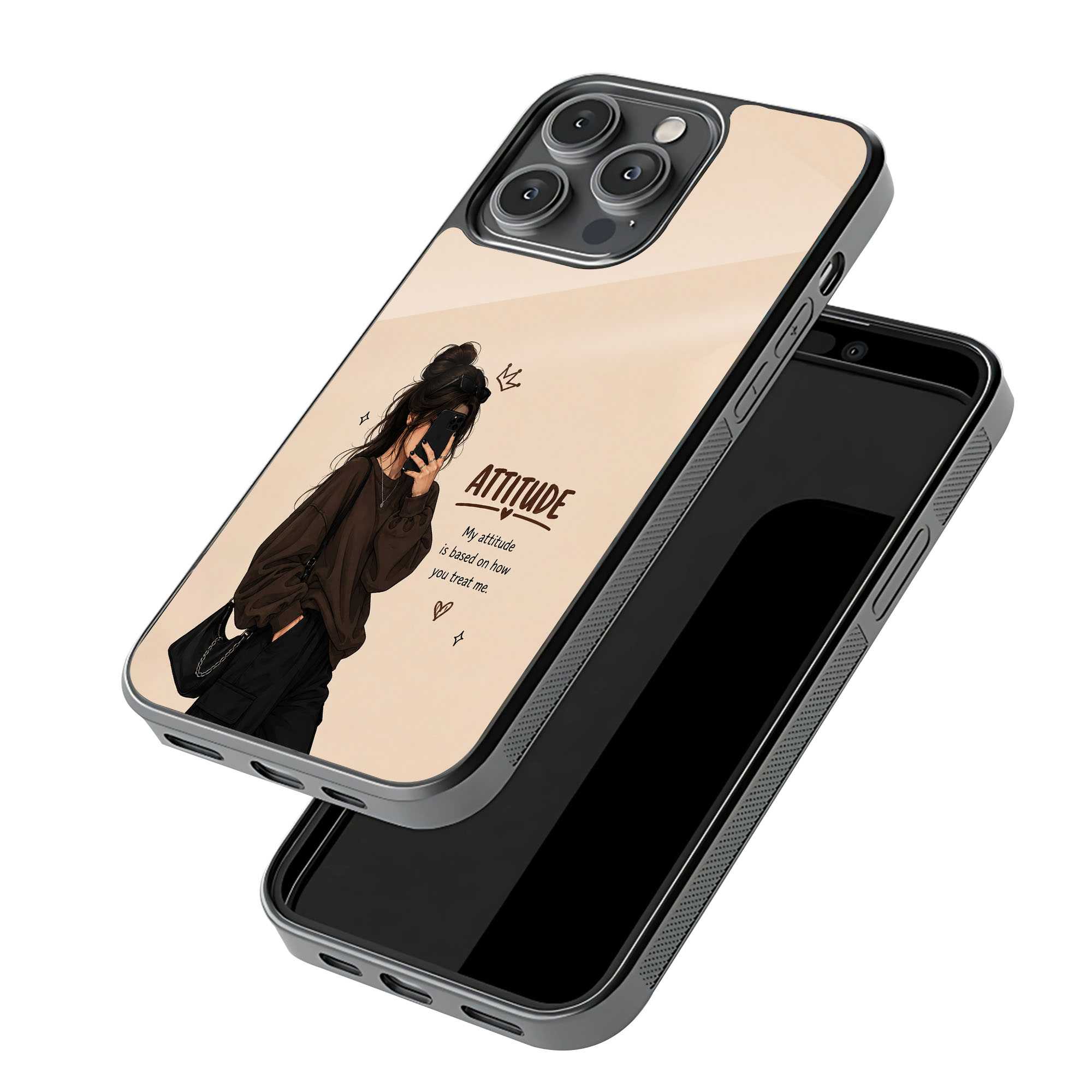 Attitude Queen Glass Case