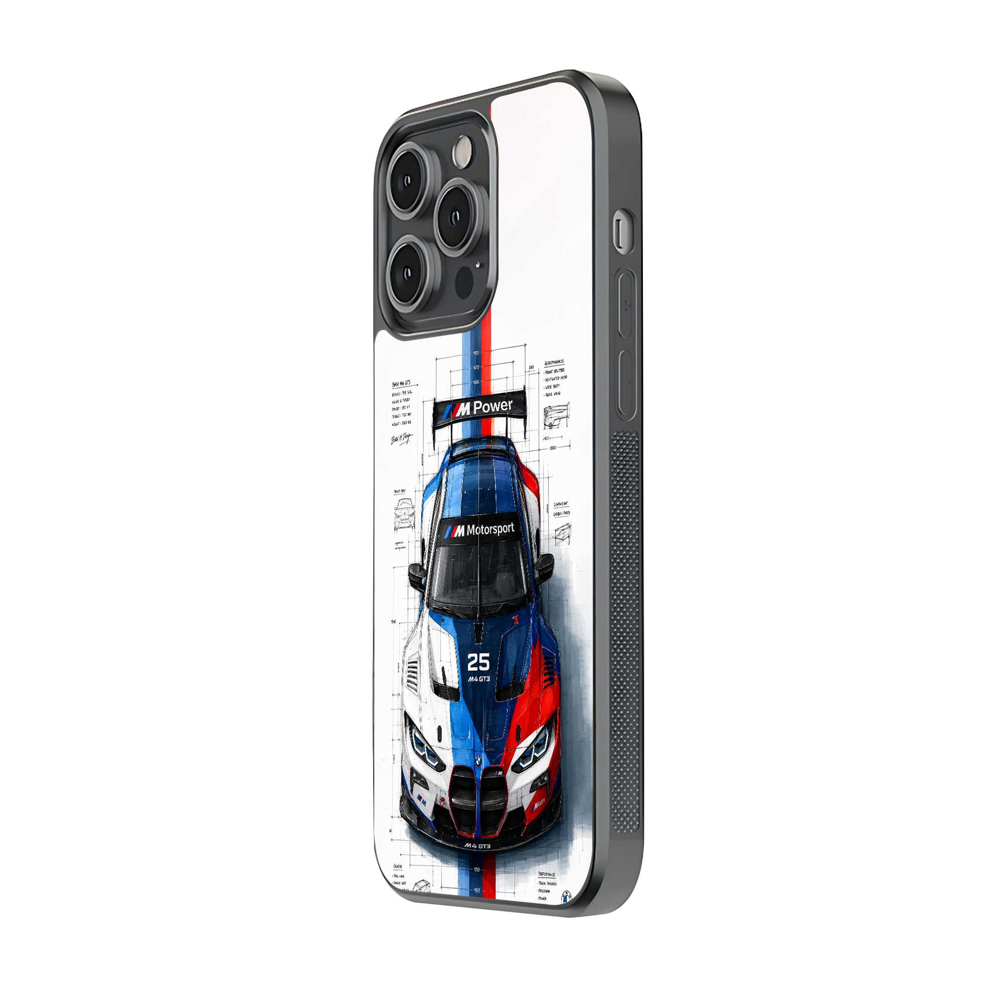 Auto Blueprint Glass Case
