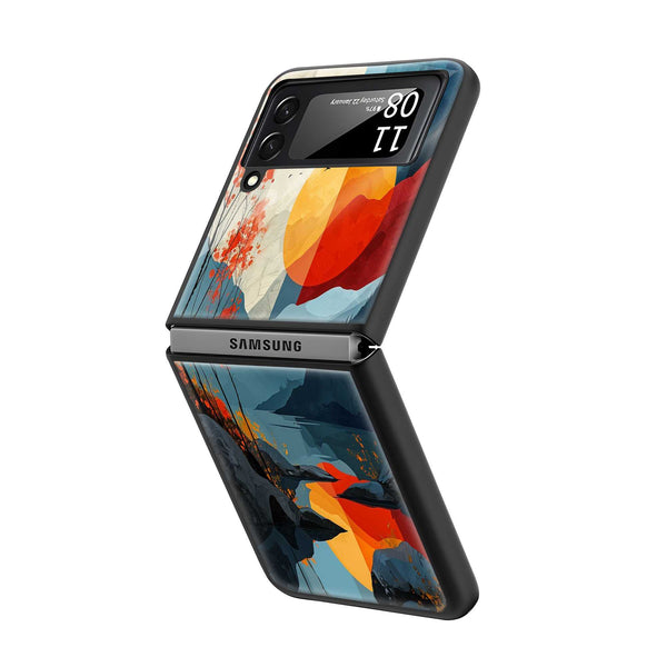 Autumn Mountain Samsung Z Flip Glass Case