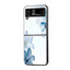 Azure Blossom Samsung Z Flip Glass Case