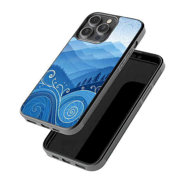 Azure Peaks Glass Case