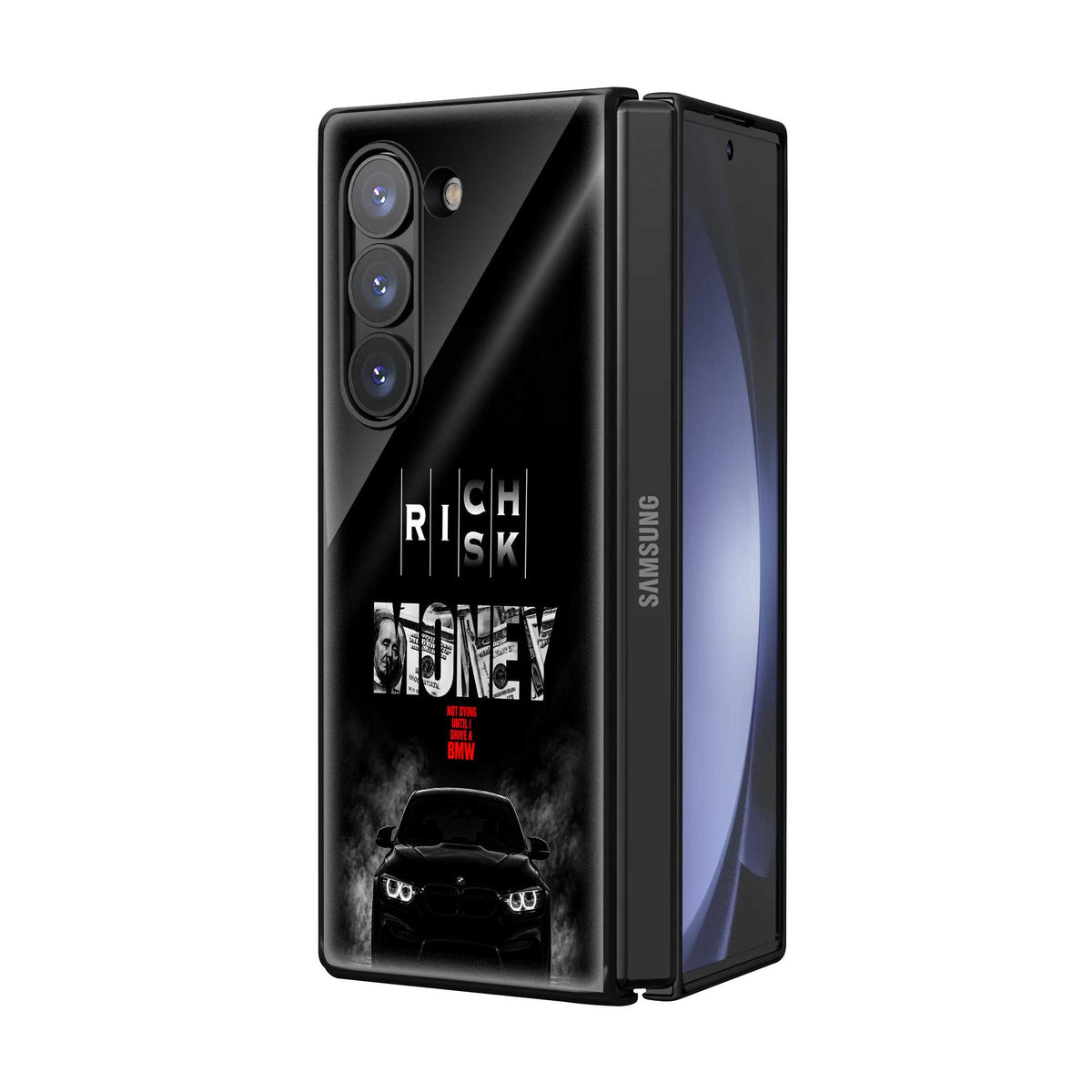 BMW Dream Drive Samsung Z Fold Glass Case