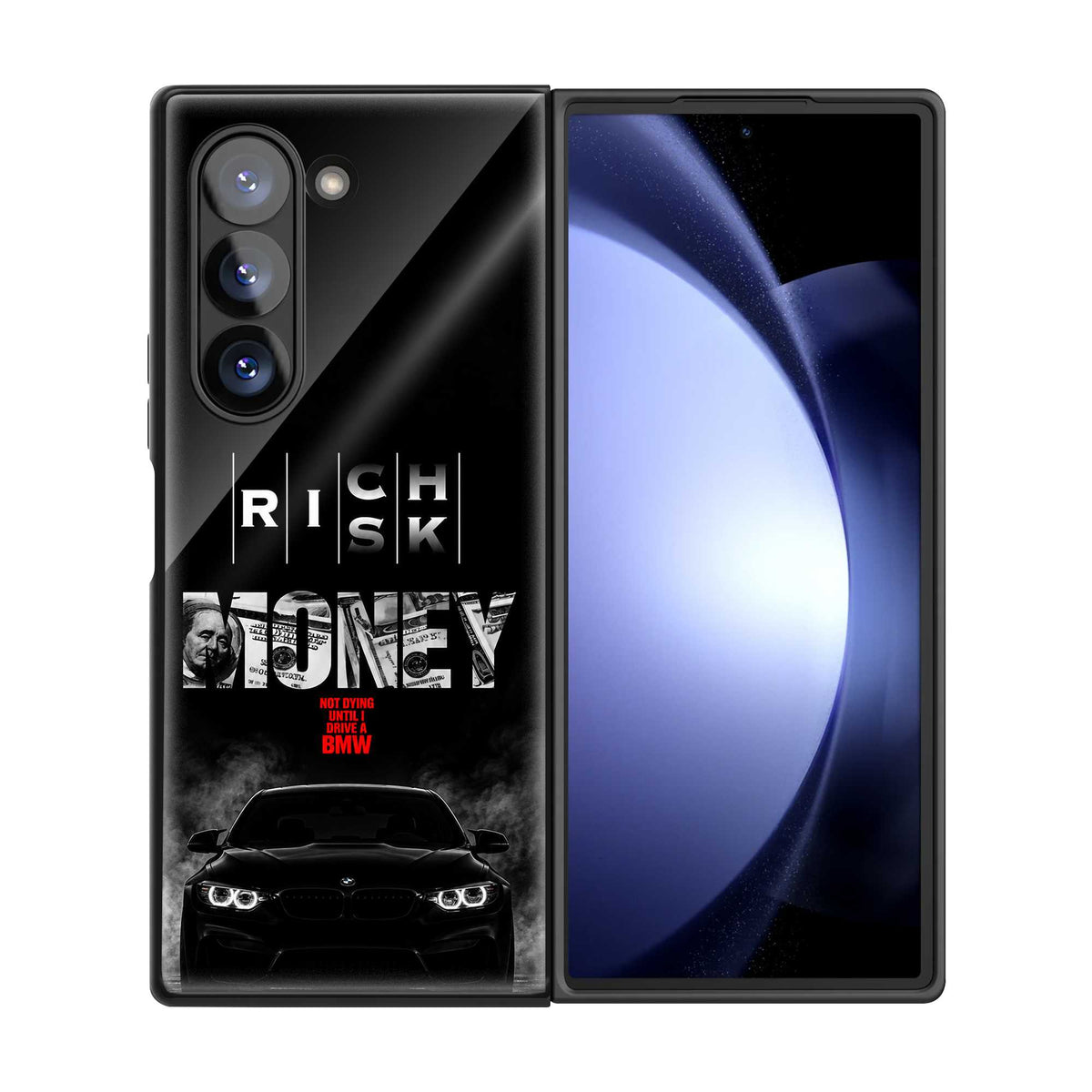 BMW Dream Drive Samsung Z Fold Glass Case