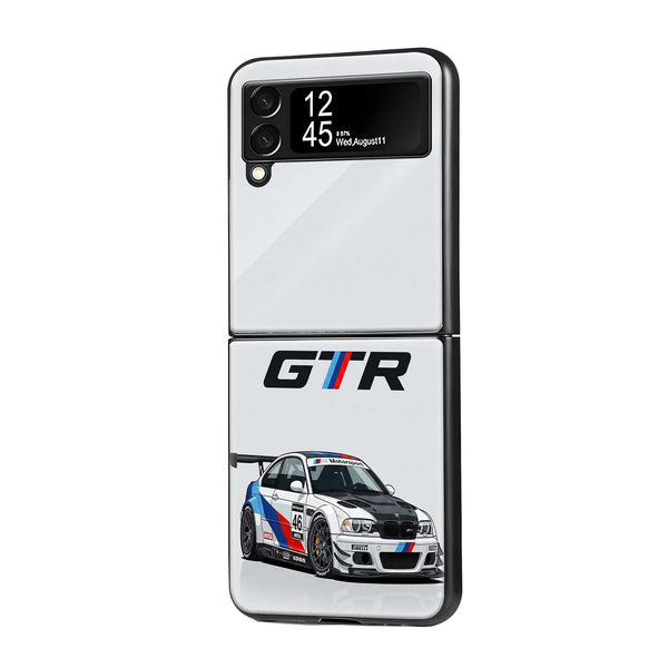 BMW GTR Motorsport Samsung Z Flip Glass Case
