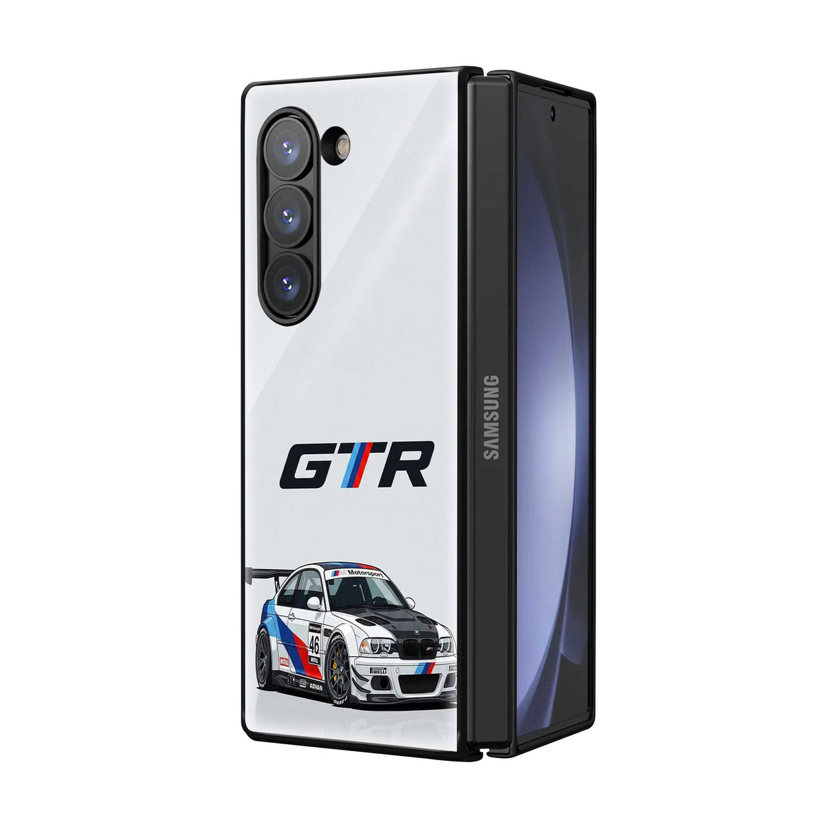 BMW GTR Motorsport Samsung Z Fold Glass Case