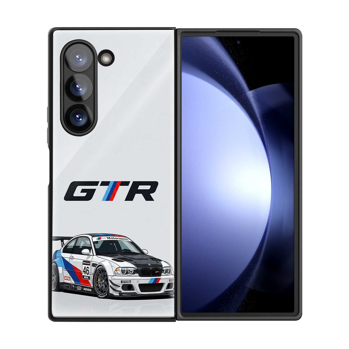 BMW GTR Motorsport Samsung Z Fold Glass Case