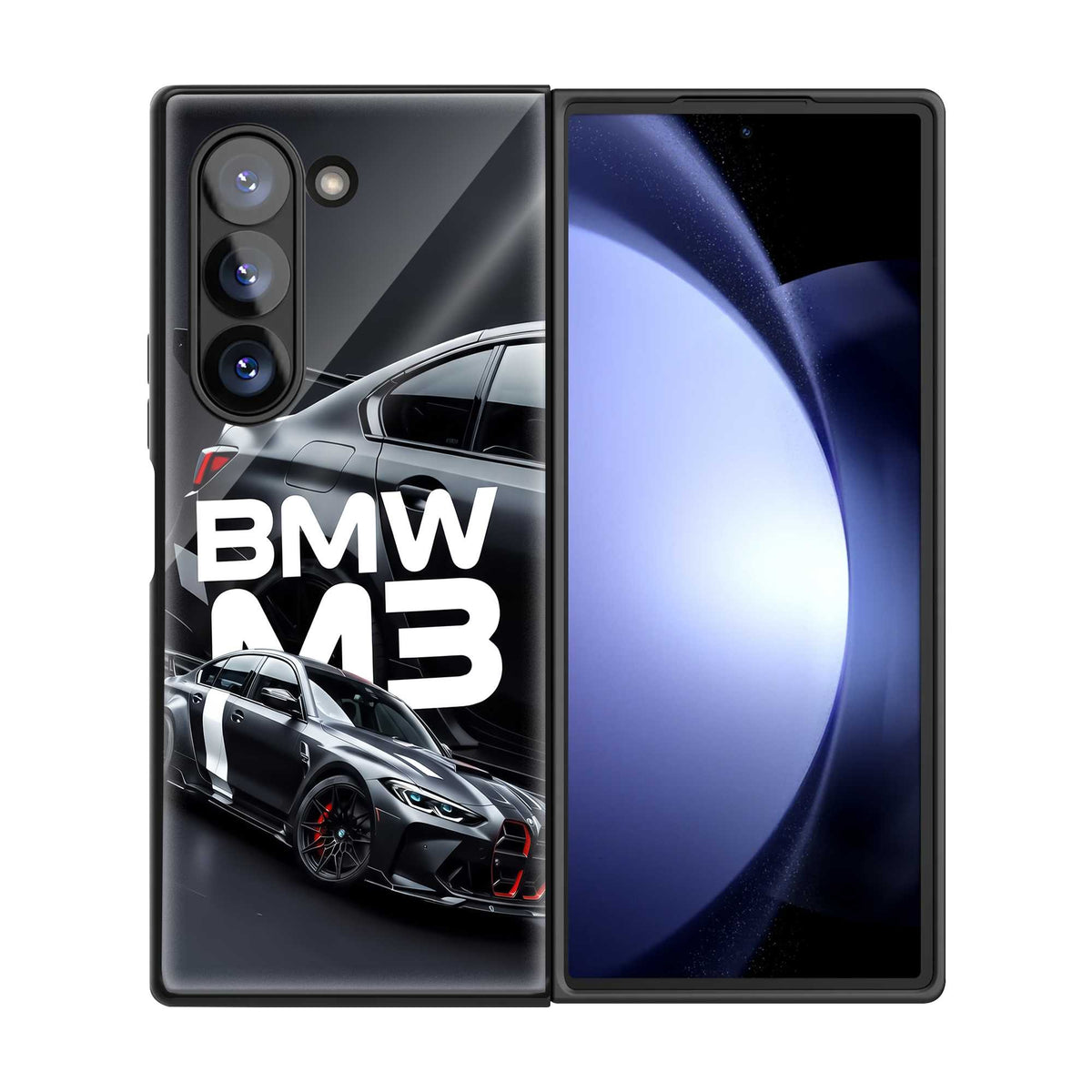 BMW M3 Dark Edition Samsung Z Fold Glass Case