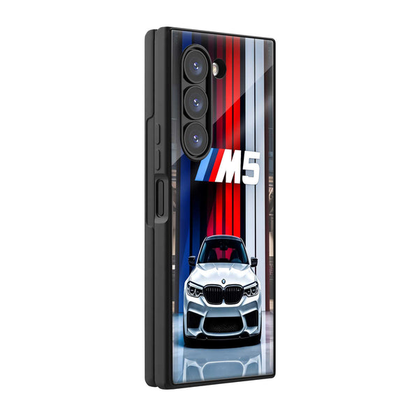 BMW M5 Motorsport Samsung Z Fold Glass Case