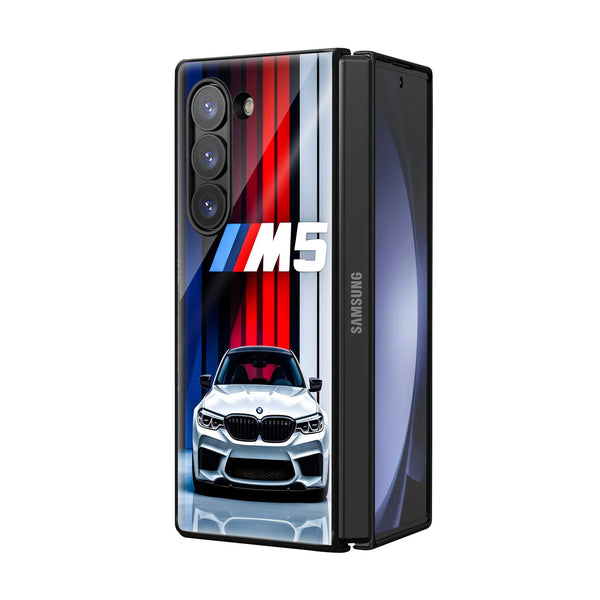 BMW M5 Motorsport Samsung Z Fold Glass Case