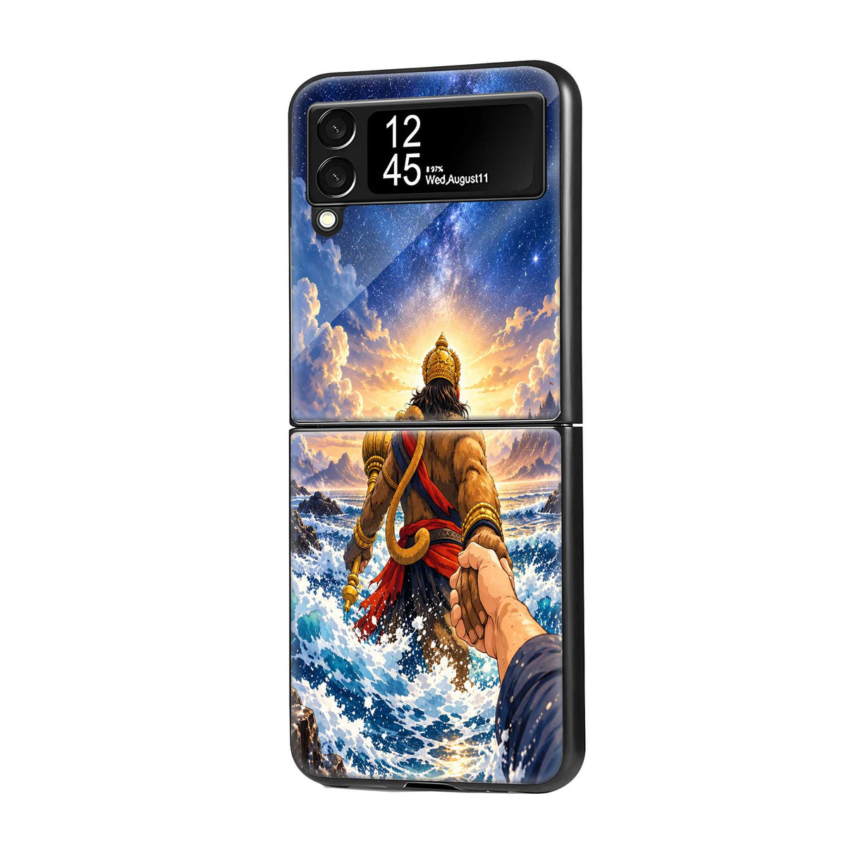 Bajrangbali Forever Samsung Z Flip Glass Case