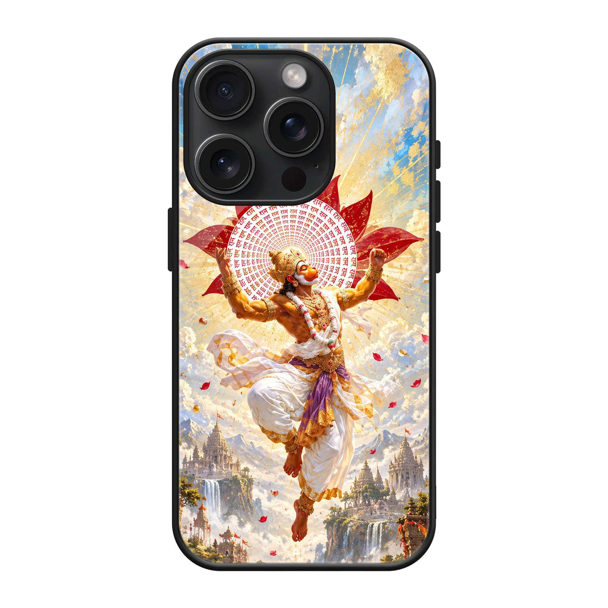 Bajrangbali Divine Power Glass Case