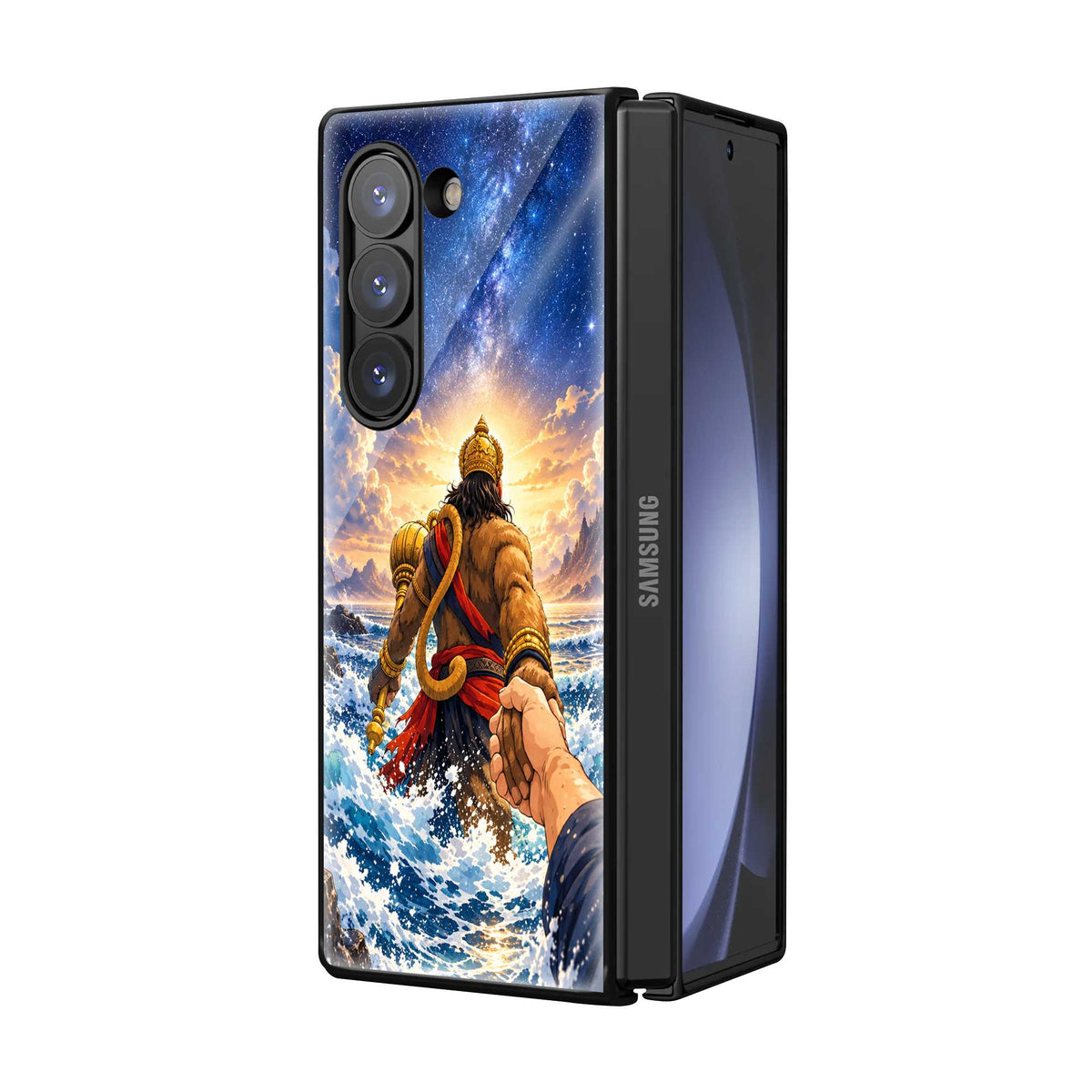 Bajrangbali Forever Samsung Z Fold Glass Case
