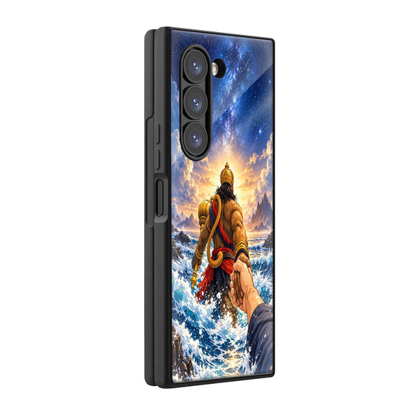 Bajrangbali Forever Samsung Z Fold Glass Case